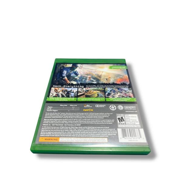 Watch Dogs 2 Xbox One Game Case & Disc – Bonus Zodiac Mission Included - Picture 4 of 7
